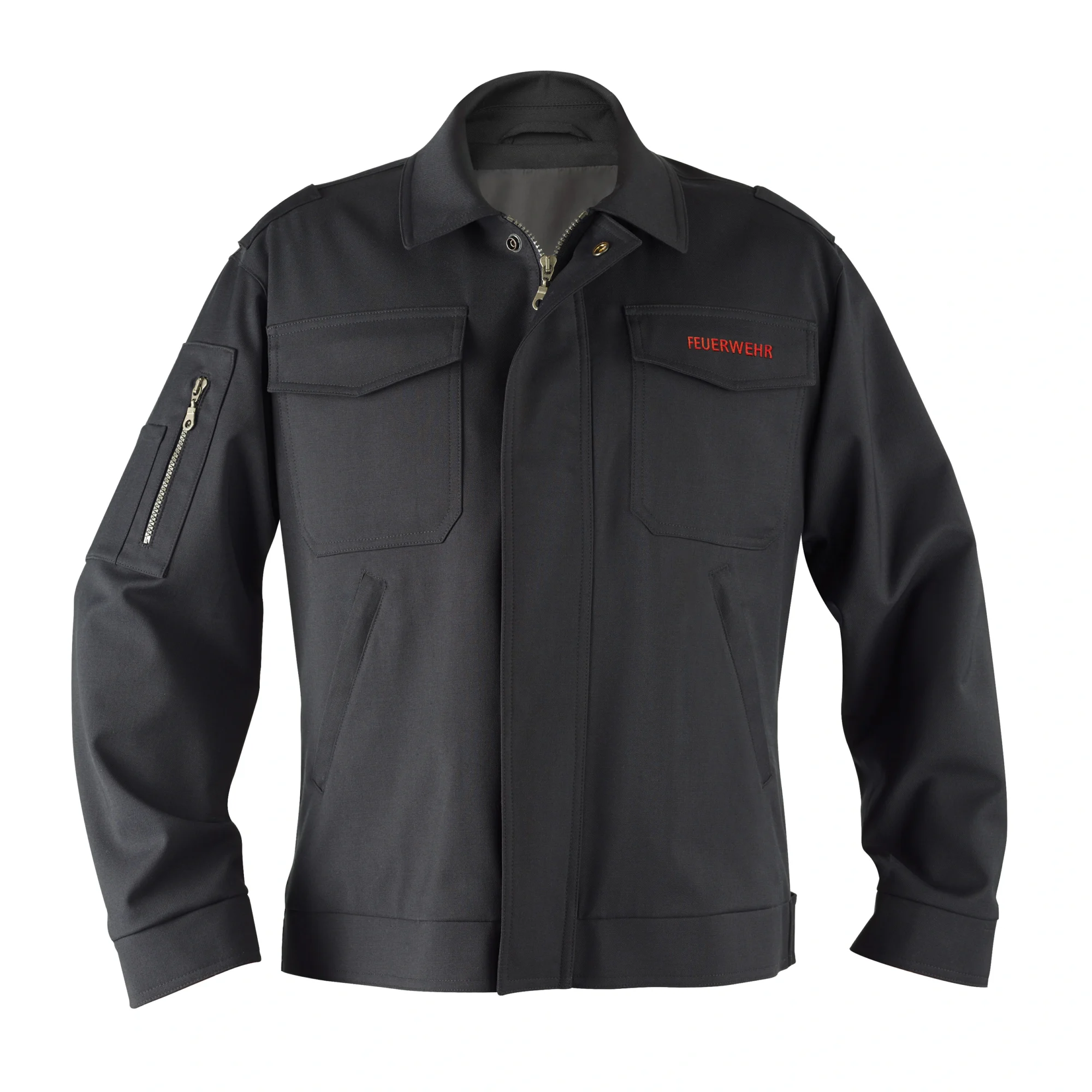Buettner_Fire-Fashion_Kollektion_Nordrhein-Westfalen_Blousonjacke_in_schwarz_mit_feuerwehrlogo