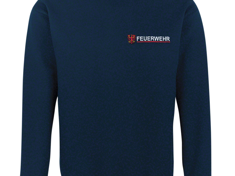 Sweatshirt Rundhals Feuerwehr Brandenburg