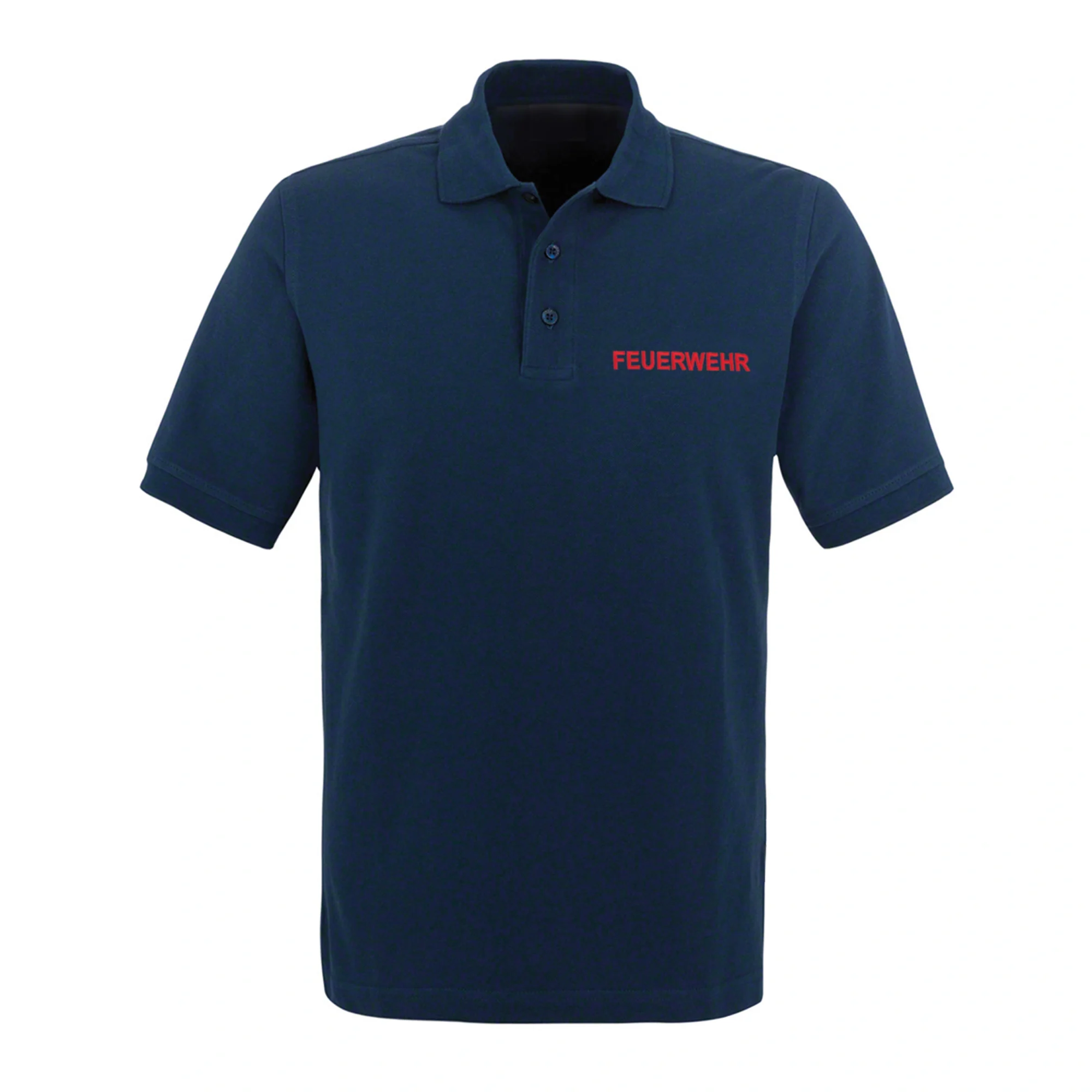 Buettner_Fire-Fashion_Kollektion_Nordrhein-Westfalen_Poloshirt_in_marineblau_mit_feuerwehrlogo