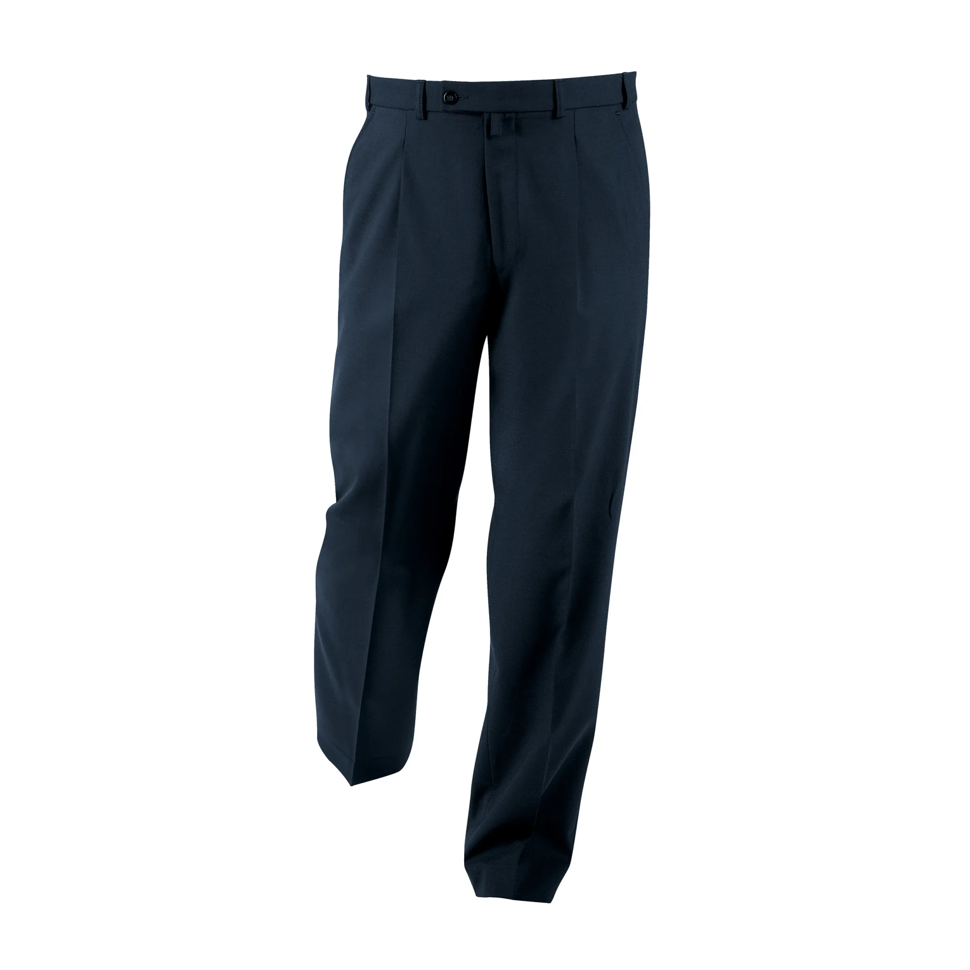 dunkelblaue Uniformhose der Feuerwehr Hessen in der Vorderansicht